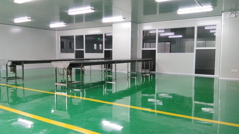 Dust-free workshop decoration